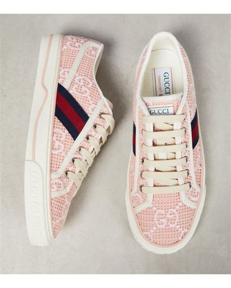 gucci tennis 1977 pink|Gucci tennis 1977 high top.